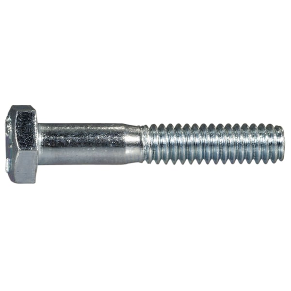 Midwest Fastener Grade 5, 1/4"-20 Hex Head Cap Screw, Zinc Plated Steel, 1-1/2 in L, 100 PK 00256 - main